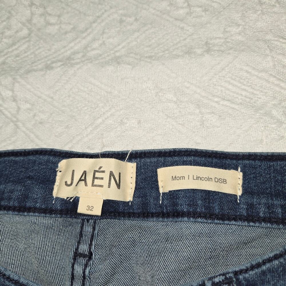 Jaen Mom Lincoln DSB High rise straight leg NWT Sz 32 - Picture 4 of 6